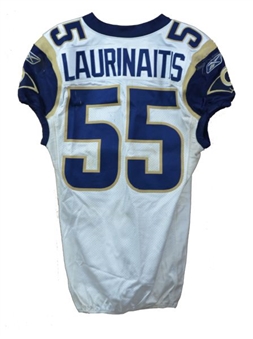 2011 James Laurinaitis Game Used St. Louis Rams Jersey 12/4/11 (Rams LOA)